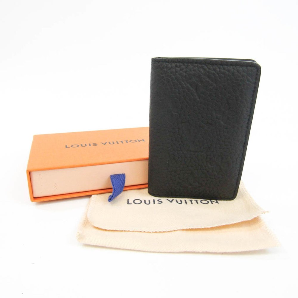 Louis Vuitton Taurillon Organizer De Poche M69044 Leather Card Case Noir - Picture 9 of 9